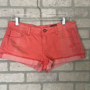 Volcom Women’s Orange coral Colored Shorts Size 9 Sound Check